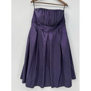 Onyx Nite Dress 14W Strapless Cocktail Party Purple Whimsigoth Fairy Holiday